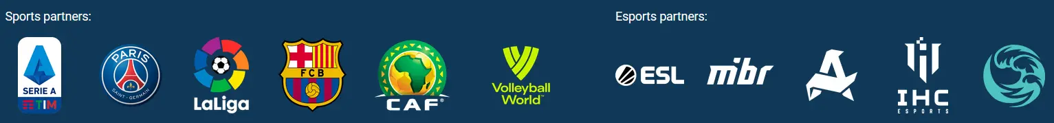 1xBet - partnership and sponsorship with global brands