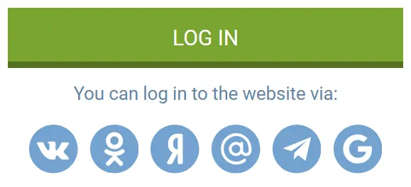 Authorisation via social networks in 1xBet India