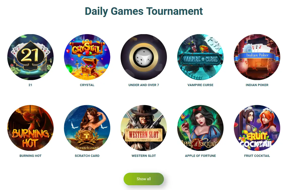 Games participating in the promotion