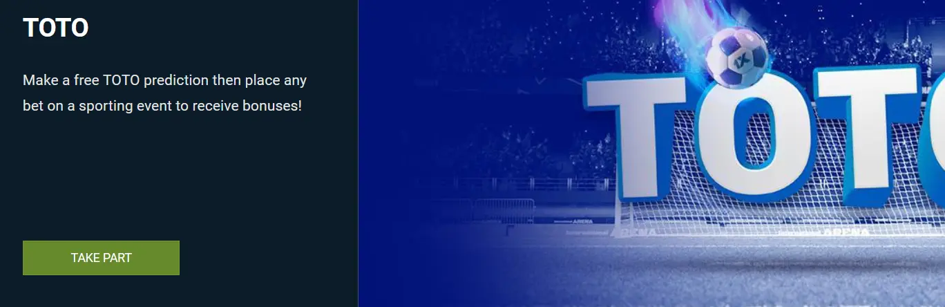 How the Toto promotion works in 1xBet