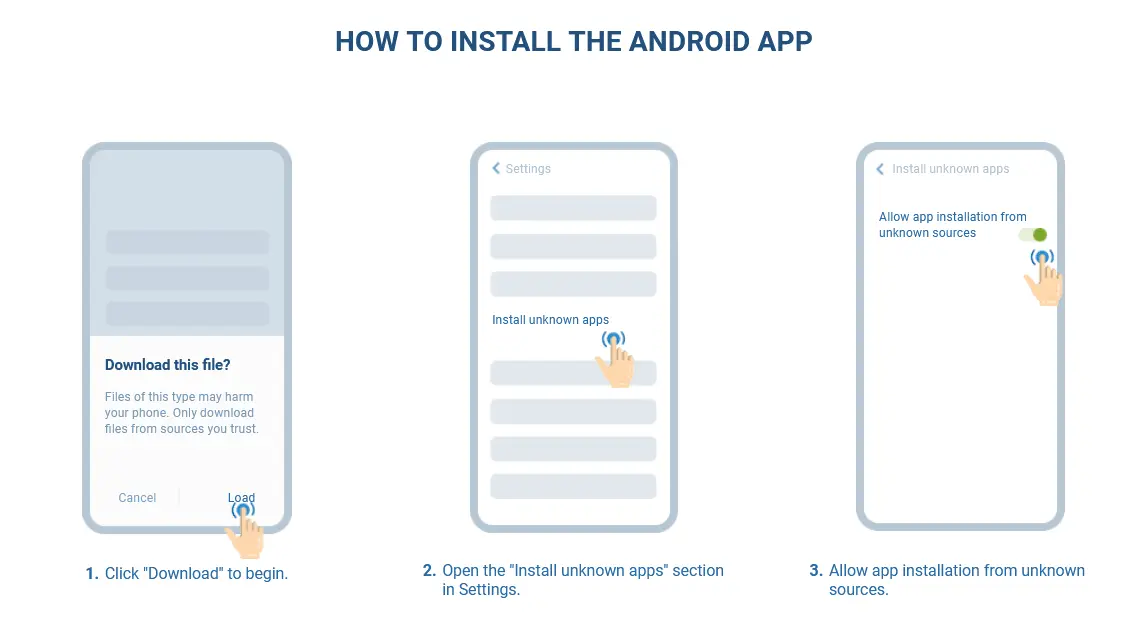 How to install the Android app