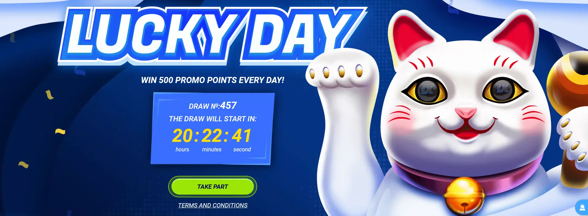 Lucky Day at 1xBet in India