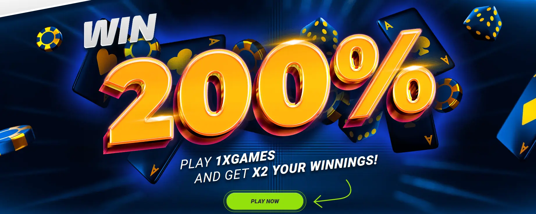 Winning 200% in 1xBet